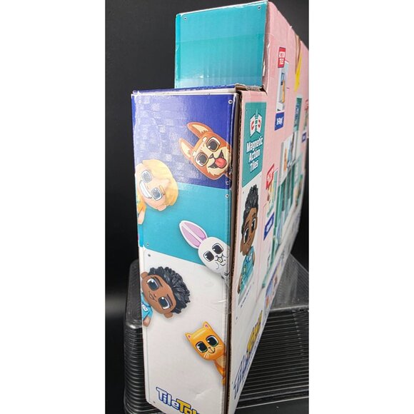 Tiletown Pet Clinic and Rescue Magnetic Tile Set Creative Building Playset - Picture 9 of 9